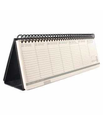 Sigel Conceptum Pure 2019 Tafelagenda met Notitieruimte Zwart Soft cover