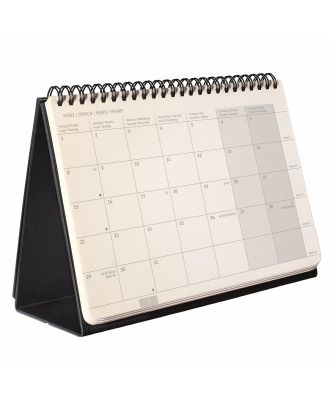 Sigel Conceptum Pure 2019 Tafelagenda met Notitieruimte Zwart Soft cover
