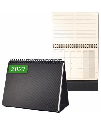 Sigel Conceptum Pure 2019 Tafelagenda met Notitieruimte Zwart Soft cover