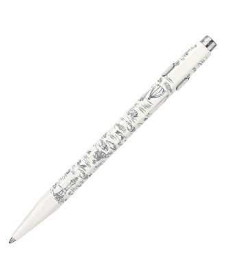 Caran d'Ache 849 Toile de Jouy White Balpen Special Edition