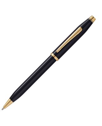 Cross Century II Black Lacquer met 23 Karaat Afwerking Balpen
