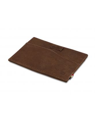 Garzini Leggera Card Holder Brushed Brown