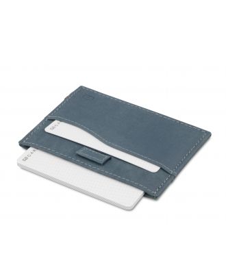 Garzini Leggera Card Holder Vintage Sapphire Blue