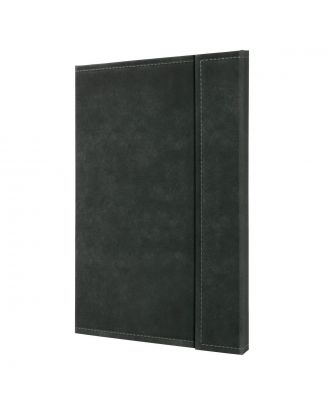 Sigel Conceptum Look Notitieboek A4 Dark Grey Geruit met Magneetsluiting