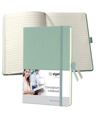 Sigel Conceptum Pure Notitieboek Zwart Hard cover Gelijnd