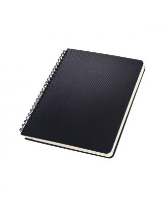 Sigel Conceptum Spiraalblok A5+ Zwart Hard cover Gelijnd
