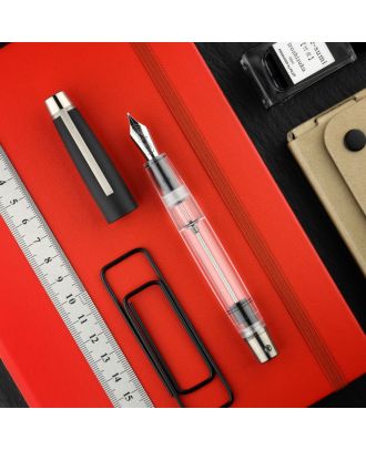 Conid Minimalistica Demonstrator Bulkfiller – Demonstrator Barrel – Flat Top Fountain Pen