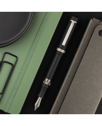Conid Regular Black Bulkfiller – Delrin Barrel – Flat Top Vulpen