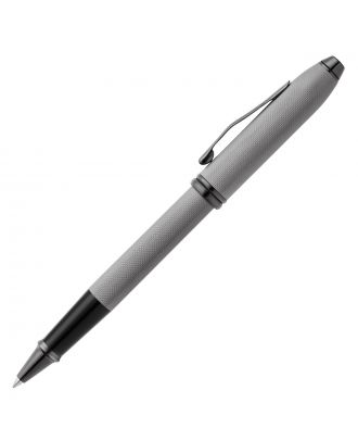 Cross Townsend Slate Gray Engraved Diamond Pattern Roller