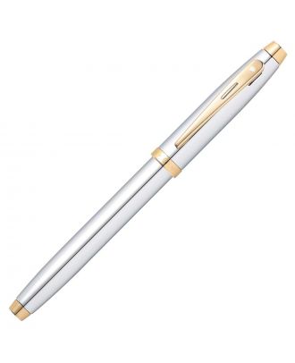 Sheaffer 100 Chrome Gold Trim Roller