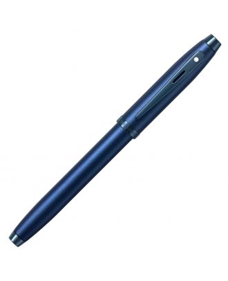 Sheaffer 100 Satin Blue PVD Blue Trim Vulpen