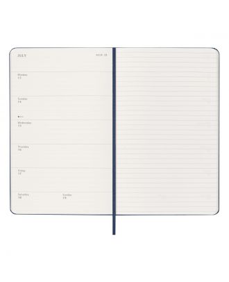 Moleskine Large Agenda 2018 Wekelijkse Planner Zwarte Harde Kaft