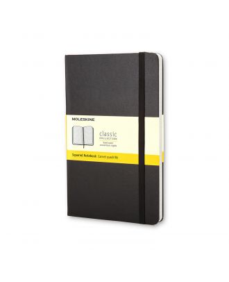 Moleskine Classic Pocket Notebook Zwart Harde Kaft Ruitjes