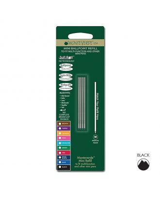 Monteverde Balpen Vulling Parker-Type G2 Vulling Medium Blauw (2 stuks)