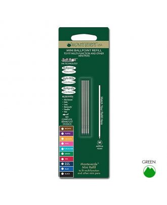 Monteverde Balpen Vulling Parker-Type G2 Vulling Medium Blauw (2 stuks)