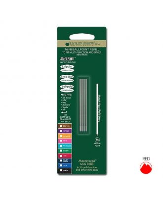 Monteverde Balpen Vulling Parker-Type G2 Vulling Medium Blauw (2 stuks)