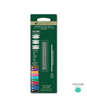 Monteverde Balpen Vulling Parker-Type G2 Vulling Medium Blauw (2 stuks)