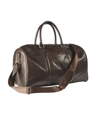 Maverick Brown Lederen Business tas met Laptopvak 15,6"