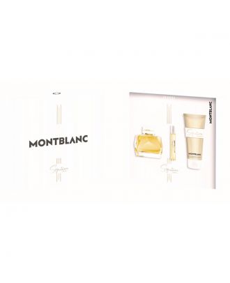 Montblanc Signature Absolue Eau de Parfum 90 ml set met body lotion