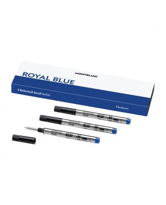 Montblanc Rollerball Vulling Small Medium Blauw (3 stuks)