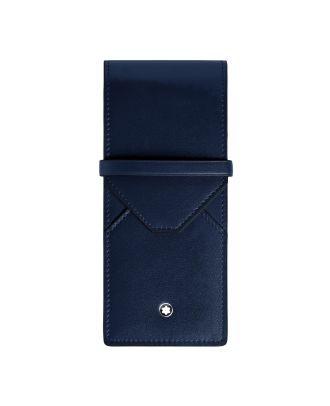 Montblanc Meisterstück Pen pouch Ink Blue voor 3 stuks