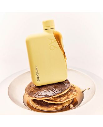 A6 Memobottle Stainless Steel Butter Yellow