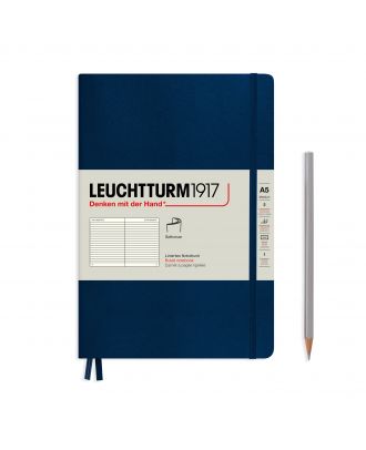 Leuchtturm1917 Notitieboek Medium Softcover Port Red Gelijnd