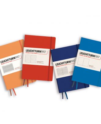 Leuchtturm1917 Notitieboek Medium Softcover Port Red Gelijnd