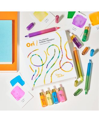 Tom's Studio Ori Highlighter Set navulbare markeerstiften (3 pennen)