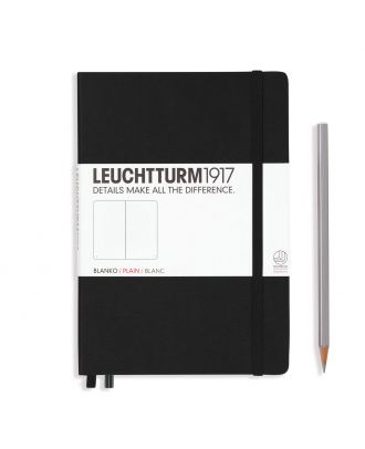 Leuchtturm1917 Notitieboek Medium Black Blanco