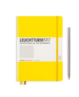 Leuchtturm1917 Notebook Medium Lemon Squared