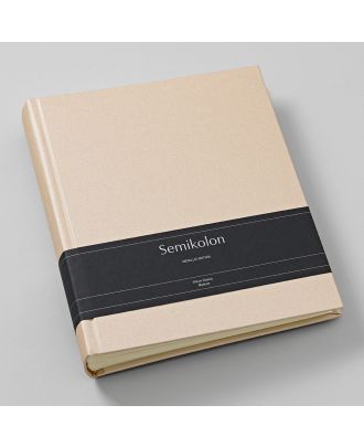 Semikolon Foto Album Medium Metallic Champagne