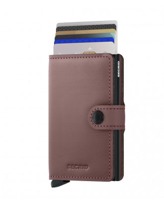 Secrid Mini Wallet Leather Matte Rose