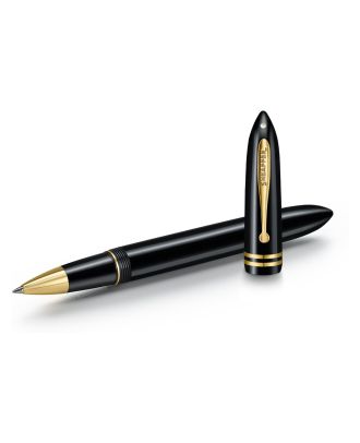 Sheaffer Balance III E893 Glossy Black Gold Trim Roller
