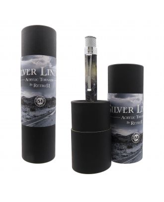 Retro 51 Tornado Acrylic Silver Lining Rollerball Pen