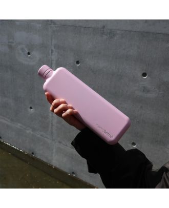 Slim Memobottle Stainless Steel Pink Salt