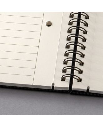 Sigel Conceptum Spiraalblok A5+ Zwart Hard cover Gelijnd