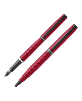 Tom Hessin Magnetic Series Poppy Red Vulpen en Balpen Set