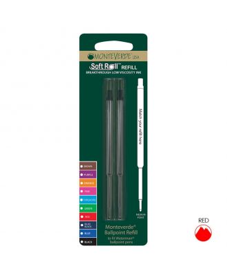 Monteverde Balpen Vulling Parker-Type G2 Vulling Medium Oranje (2 stuks)
