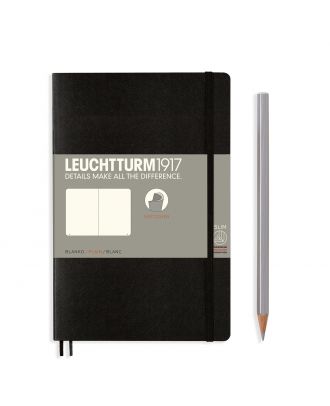 Leuchtturm1917 Notitieboek Composition B6+ Soft Cover Black Blanco