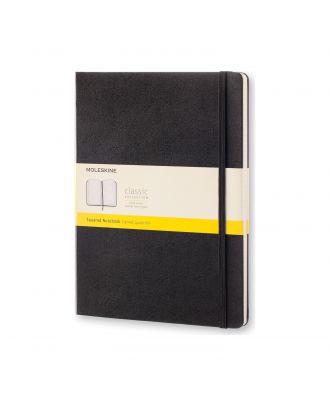 Moleskine Classic Extra Large Notebook Zwart Harde Kaft Geruit