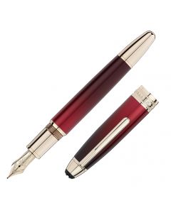 Montblanc Meisterstuck Calligraphy Solitaire LeGrand Burgundy Lacquer Vulpen