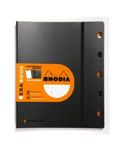 Rhodia Exa Book A4+ Gelijnd Zwart