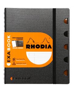 Rhodia Exa Book A5 Gelijnd Zwart