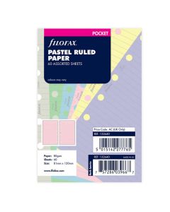 Filofax Vulling Pocket Pastel Gelijnd
