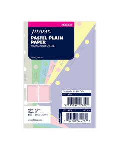 Filofax Vulling Pocket Pastel Blanco