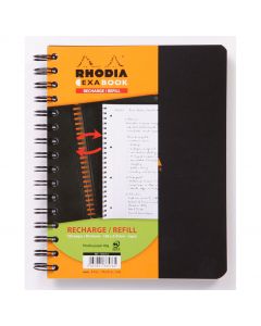 Rhodia Exa Book Vulling A5 Gelijnd Zwart