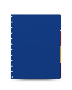 Filofax Notebook Vulling A5 Bladwijzers Bright Coloured