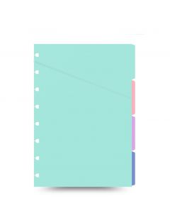 Filofax Notebook Vulling A5 Bladwijzers Pastel