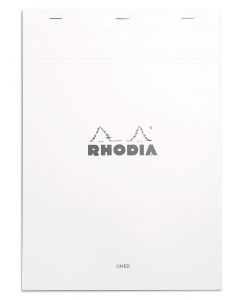 Rhodia Notitieblok A4 No. 18 Gelijnd Wit